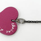 Hermes Bag Charm Heart Valentine's Day Limited Red Orange Key Holder — view 8