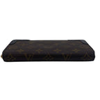 Louis Vuitton Zippy Wallet Retiro Zip Around Monogram Leather Brown — view 7