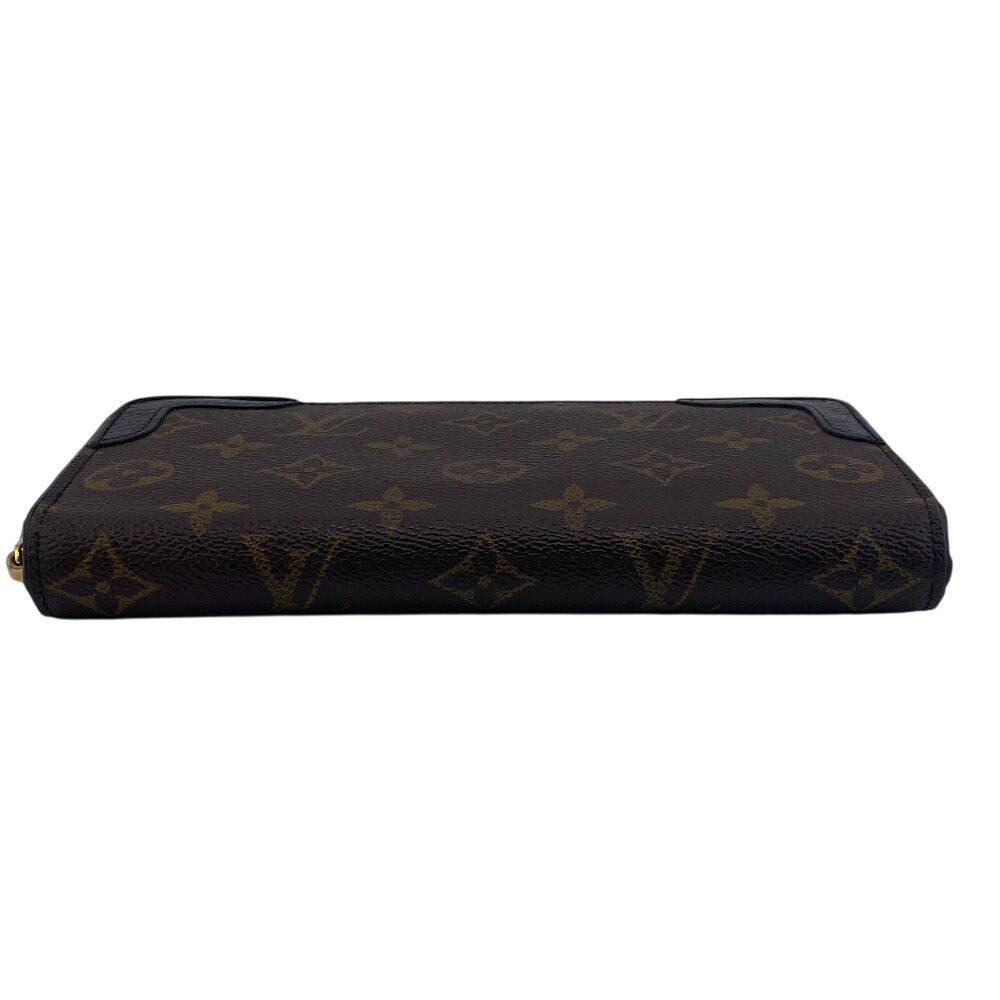 Louis Vuitton Zippy Wallet Retiro Zip Around Monogram Leather Brown — view 7