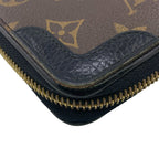 Louis Vuitton Zippy Wallet Retiro Zip Around Monogram Leather Brown — view 5