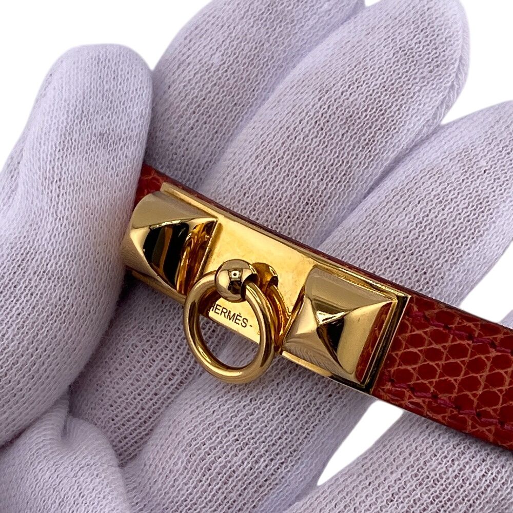 Hermes Rival Double Tour Veau Epsom Bracelet — view 6