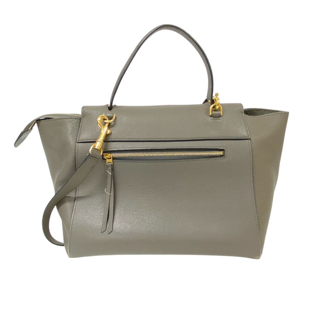 Celine Mini 2-Way Belt Bag Leather Gray — view 2