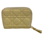 Dior Scarlet Leather Bifold Wallet Yellow — view 2