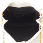 Chanel Lambskin Hobo with Gold White — view 7