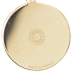 Hermes Medaille Fani Ice Cream Necklace PM Gold Plated — view 5