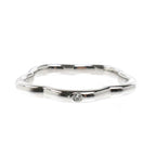 Chanel 18k White Gold Camellia Diamond Ring — view 3