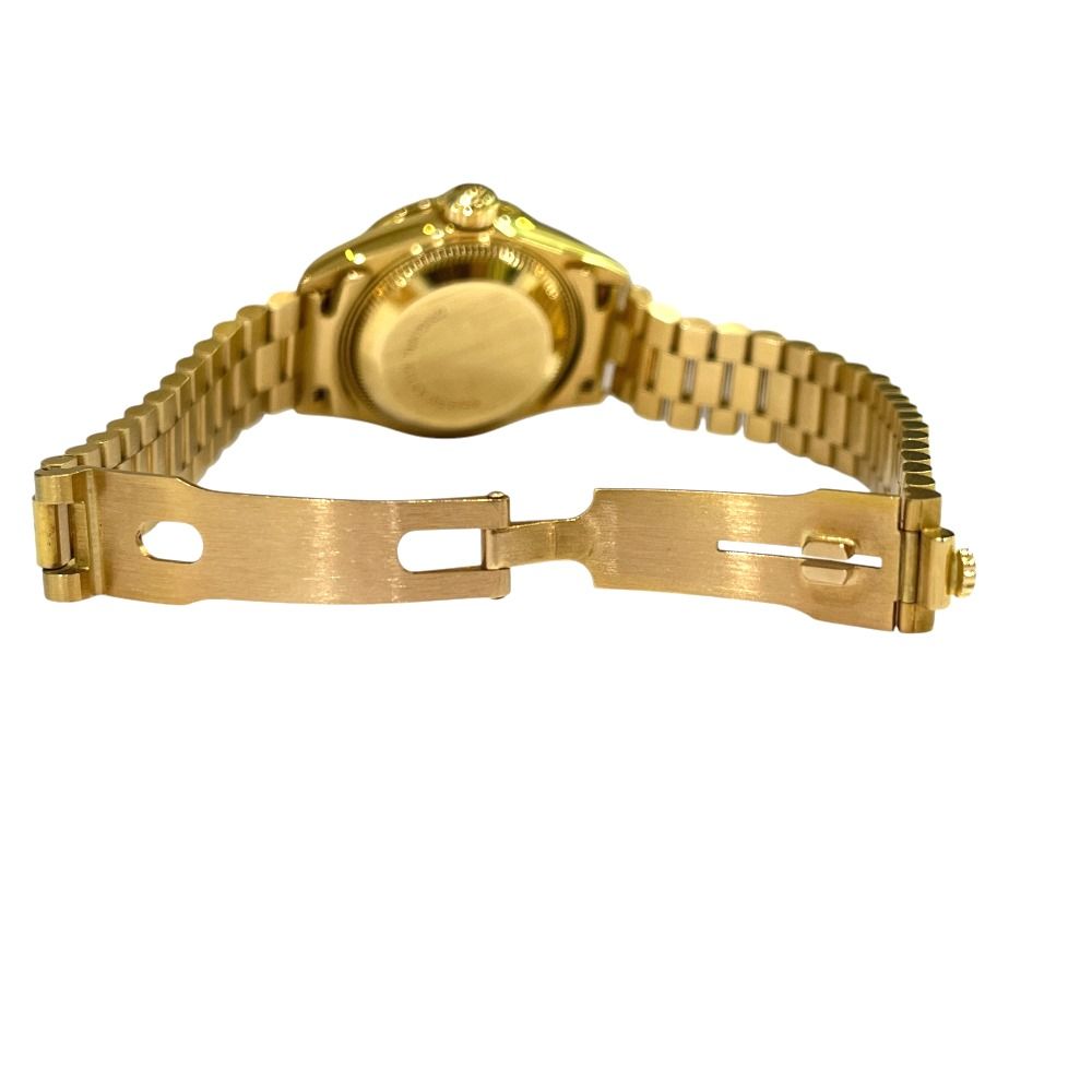Rolex Watch Datejust Diamond Bezel Saffiano 18k Yellow Gold — view 6
