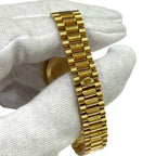 Rolex Watch Datejust Diamond Bezel Saffiano 18k Yellow Gold — view 5