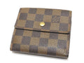 Louis Vuitton Hook Wallet Elise Damier Ebene Compact Mini