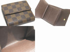 Louis Vuitton Hook Wallet Elise Damier Ebene Compact Mini — view 2