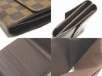 Louis Vuitton Hook Wallet Elise Damier Ebene Compact Mini — view 3