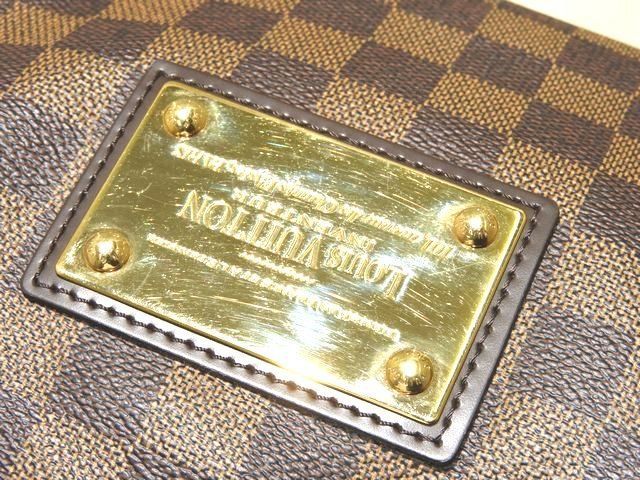 Louis Vuitton Thames PM Shoulder Bag Damier Ebene Gold Plate — view 3