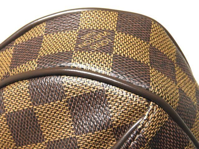 Louis Vuitton Thames PM Shoulder Bag Damier Ebene Gold Plate — view 4