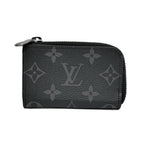 Louis Vuitton Porte-Monnaie Joule Monogram Eclipse Black Gray Coin Purse