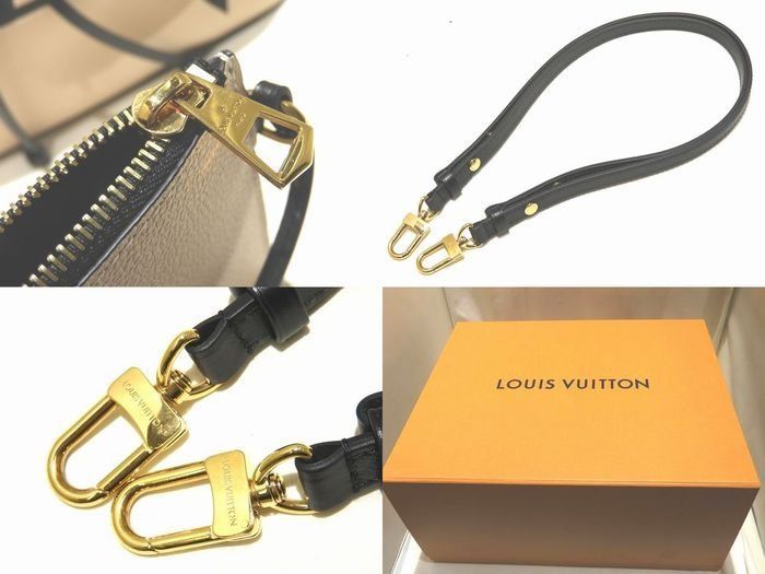 Louis Vuitton Neo Noe 2-Way Shoulder Bag Monogram Empreinte Cream Ivory Black — view 5