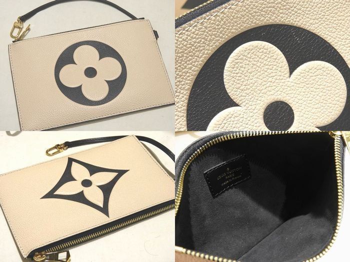 Louis Vuitton Neo Noe 2-Way Shoulder Bag Monogram Empreinte Cream Ivory Black — view 3