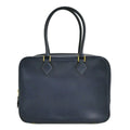 Hermes Plume 28 Navy Gold Courchevel Handbag