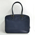 Hermes Plume 28 Navy Gold Courchevel Handbag — view 2