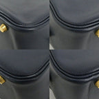Hermes Plume 28 Navy Gold Courchevel Handbag — view 6