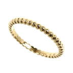 Van Cleef & Arpels 18k Yellow Gold Perlee Ring