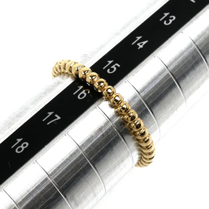 Van Cleef & Arpels 18k Yellow Gold Perlee Ring — view 6