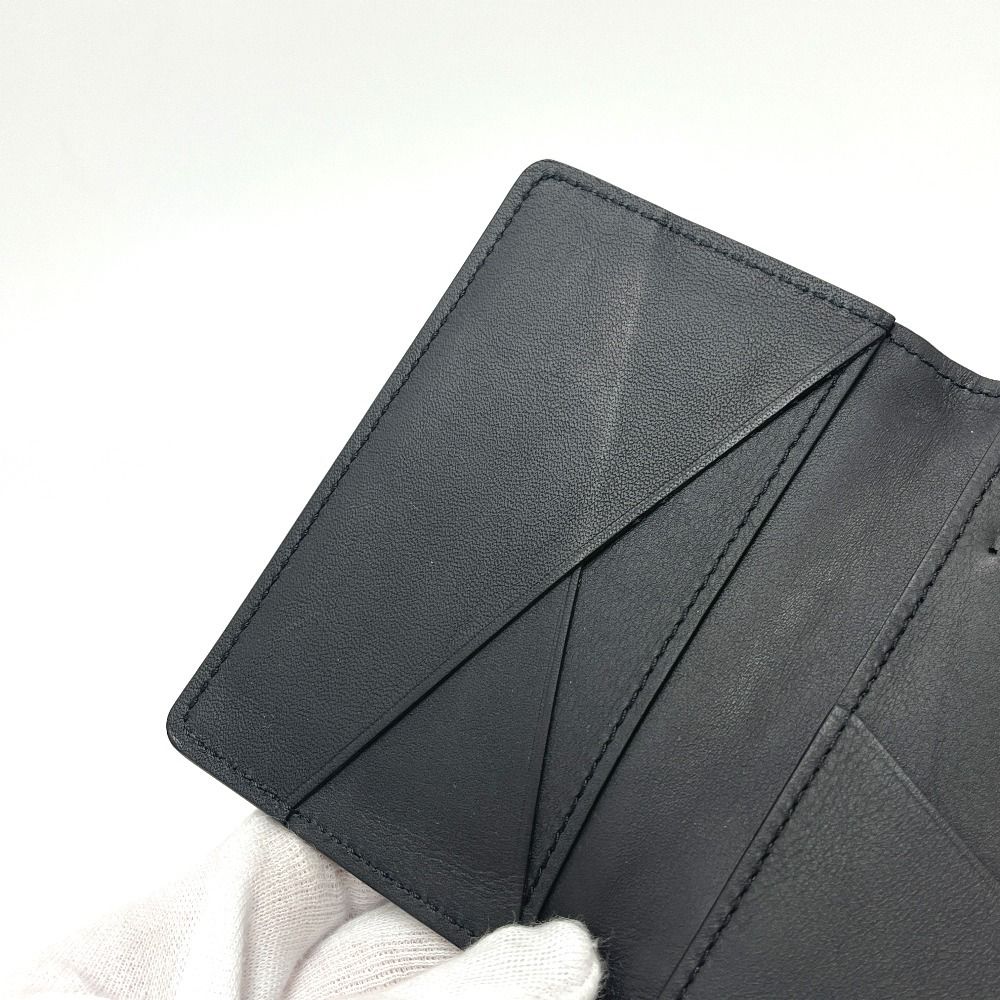 Louis Vuitton Card Case Organizer de Poche Taurillon Black — view 4