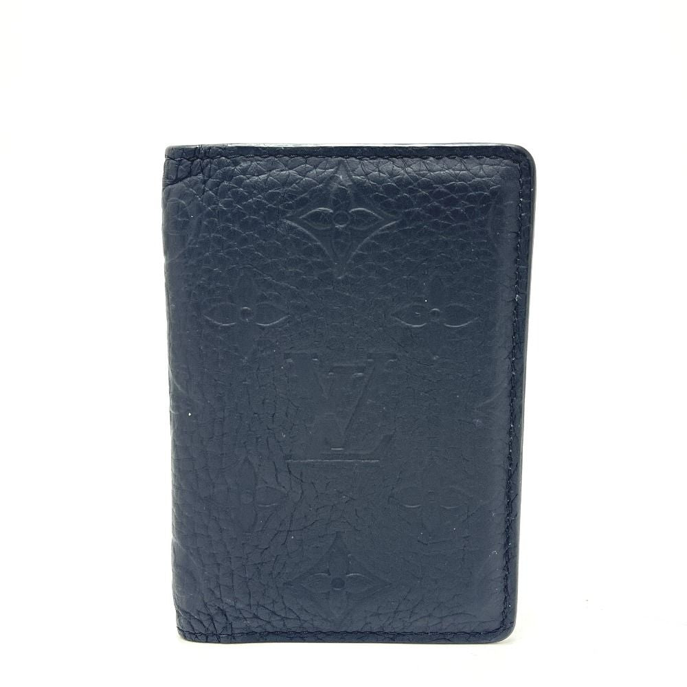 Louis Vuitton Card Case Organizer de Poche Taurillon Black