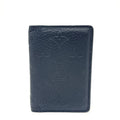 Louis Vuitton Card Case Organizer de Poche Taurillon Black