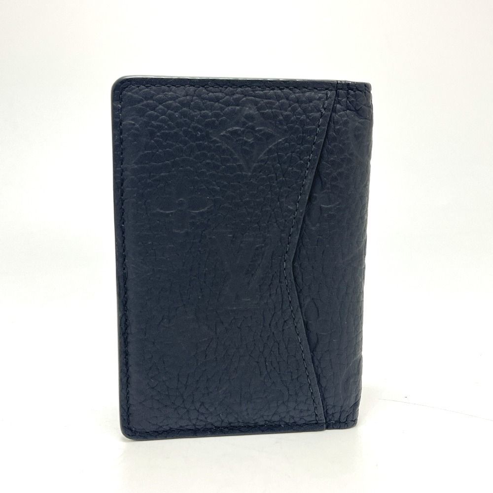 Louis Vuitton Card Case Organizer de Poche Taurillon Black — view 2