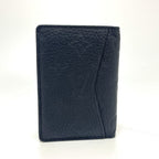 Louis Vuitton Card Case Organizer de Poche Taurillon Black — view 2