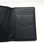 Louis Vuitton Card Case Organizer de Poche Taurillon Black — view 3