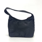 Prada Shoulder Bag Triangle Logo Nylon Black — view 2