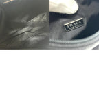 Prada Shoulder Bag Triangle Logo Nylon Black — view 9