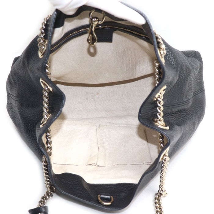 Gucci Soho Interlocking Tote Black — view 4