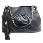 Gucci Soho Interlocking Tote Black