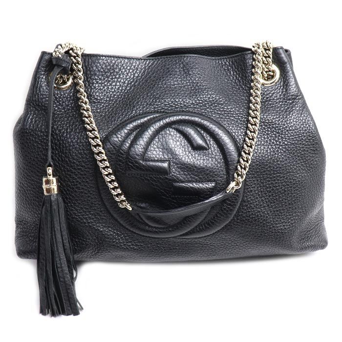Gucci Soho Interlocking Tote Black