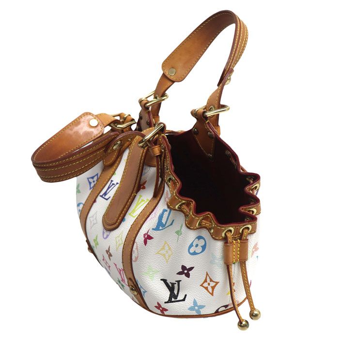 Louis Vuitton Teda PM Handbag Multicolor Blanc — view 2