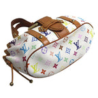 Louis Vuitton Teda PM Handbag Multicolor Blanc — view 3
