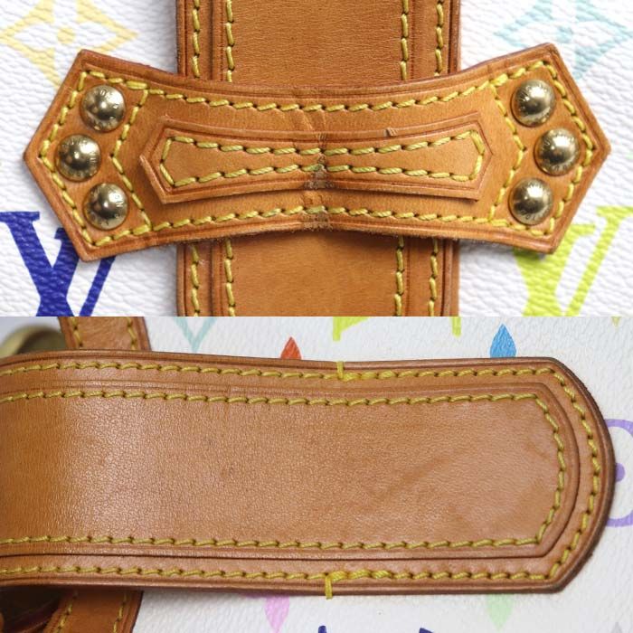 Louis Vuitton Teda PM Handbag Multicolor Blanc — view 7