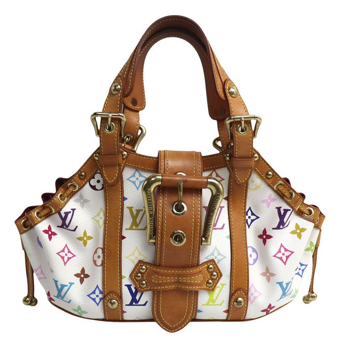 Louis Vuitton Teda PM Handbag Multicolor Blanc