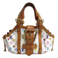 Louis Vuitton Teda PM Handbag Multicolor Blanc