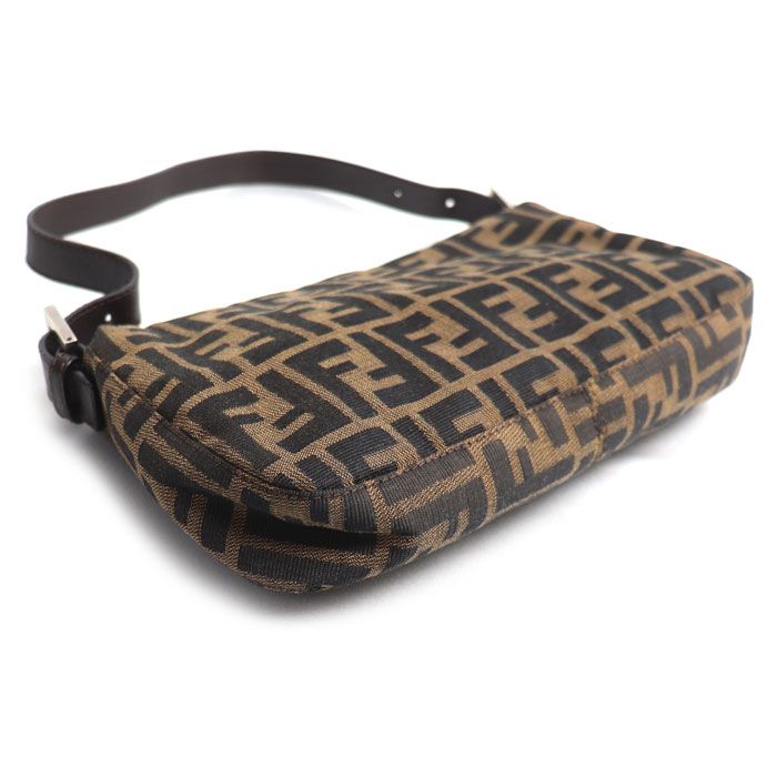 Fendi Mamma Bucket Zucca Pattern Handbag Brown — view 2