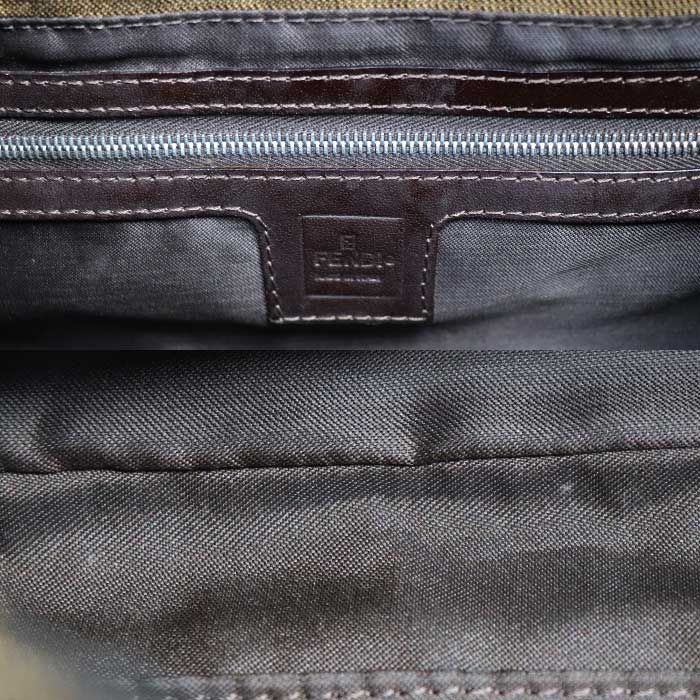 Fendi Mamma Bucket Zucca Pattern Handbag Brown — view 5