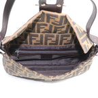 Fendi Mamma Bucket Zucca Pattern Handbag Brown — view 4