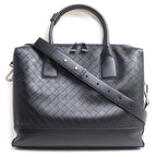 Bottega Veneta Embossed Business Black Briefcase