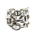 Hermes 925 Sterling Silver Chaine D'ancre GM Ring — view 3