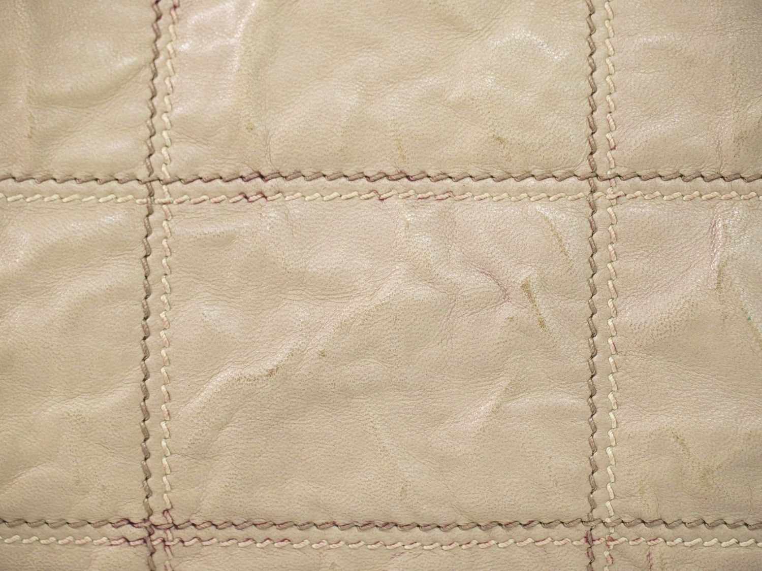 Prada Leather Tote Pink Beige — view 7