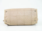 Prada Leather Tote Pink Beige — view 3