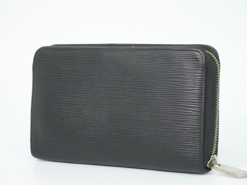 Louis Vuitton LV Zippy Organizer Epi Leather Wallet Noir Black — view 2