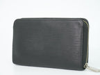 Louis Vuitton LV Zippy Organizer Epi Leather Wallet Noir Black — view 2